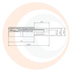 (image for) SSMB Straight Plug for RG-316 D/S