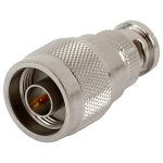 (image for) 75 ohm BNC Male to N Male Adapter