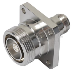 (image for) N Female to 7/16 DIN Female 4 Hole Panel Adapter