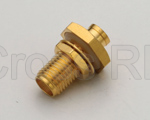 (image for) SMA Bulkhead Female for .085 Semi-Rigid with Seal