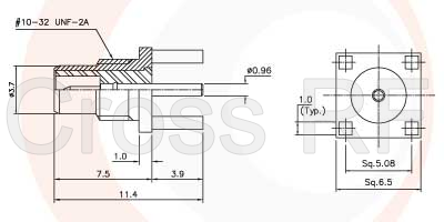 (image for) SMC Straight PCB Jack