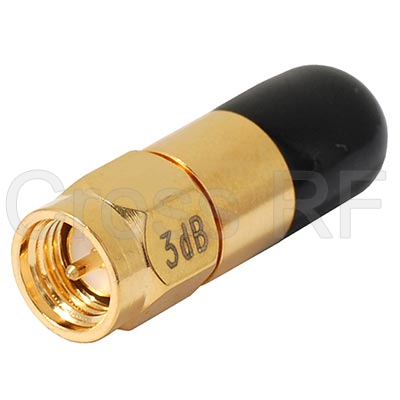 (image for) SMA 1 watt attenuator; DC to 3GHz; 3dB