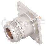 (image for) N Female 4 Hole Panel Receptacle