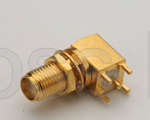 (image for) SMA Right Angle PCB Bulkhead Jack