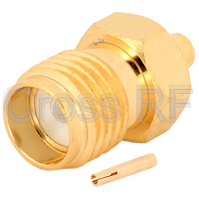 (image for) SMA Straight Female for .047 Semi-Rigid