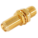 (image for) SMA Female to SMA Bulkhead Female Adapter