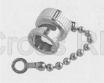 (image for) BNC Male Dust Cap with Chain