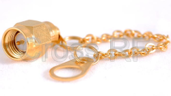 (image for) 1 Watt SMA Male Termination with Chain; DC to 6 GHz