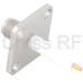 (image for) SMA Female 4 Hole Panel Receptacle
