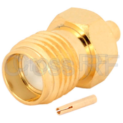 (image for) SMA Straight Female for .047 Semi-Rigid