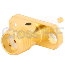 (image for) SMA Female 2 Hole Panel Receptacle