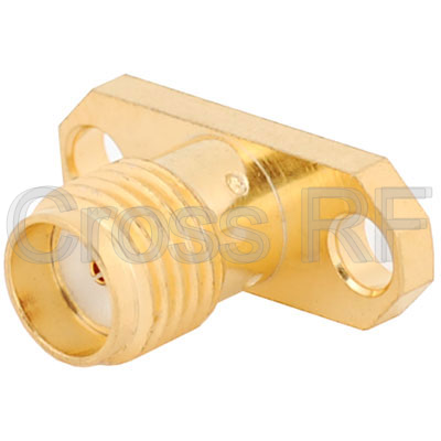 (image for) SMA Female 2 Hole Panel Receptacle