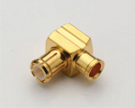 (image for) MCX Right Angle Plug for .085 Semi-Rigid