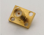 (image for) SMA Female 4 Hole Panel Receptacle