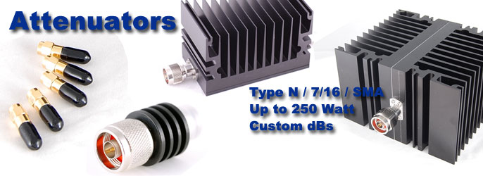 Cross RF attenuators